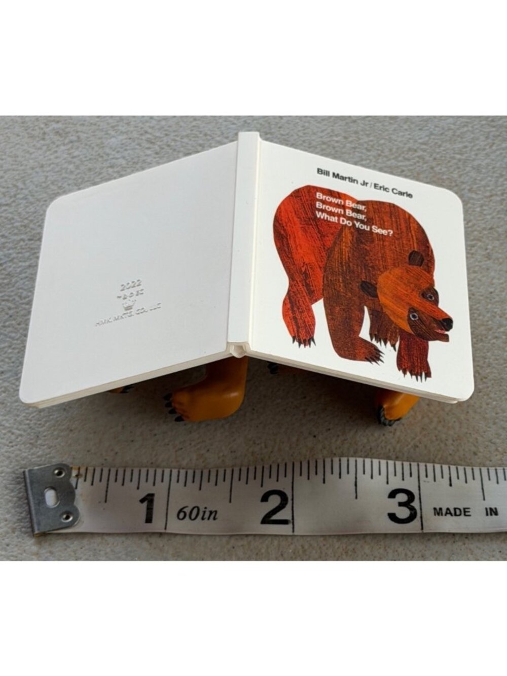 Hallmark Keepsake Artist Crafted Brown Bear, "What Do You See"? Ornament 2" Tall - Picture 11 of 12
